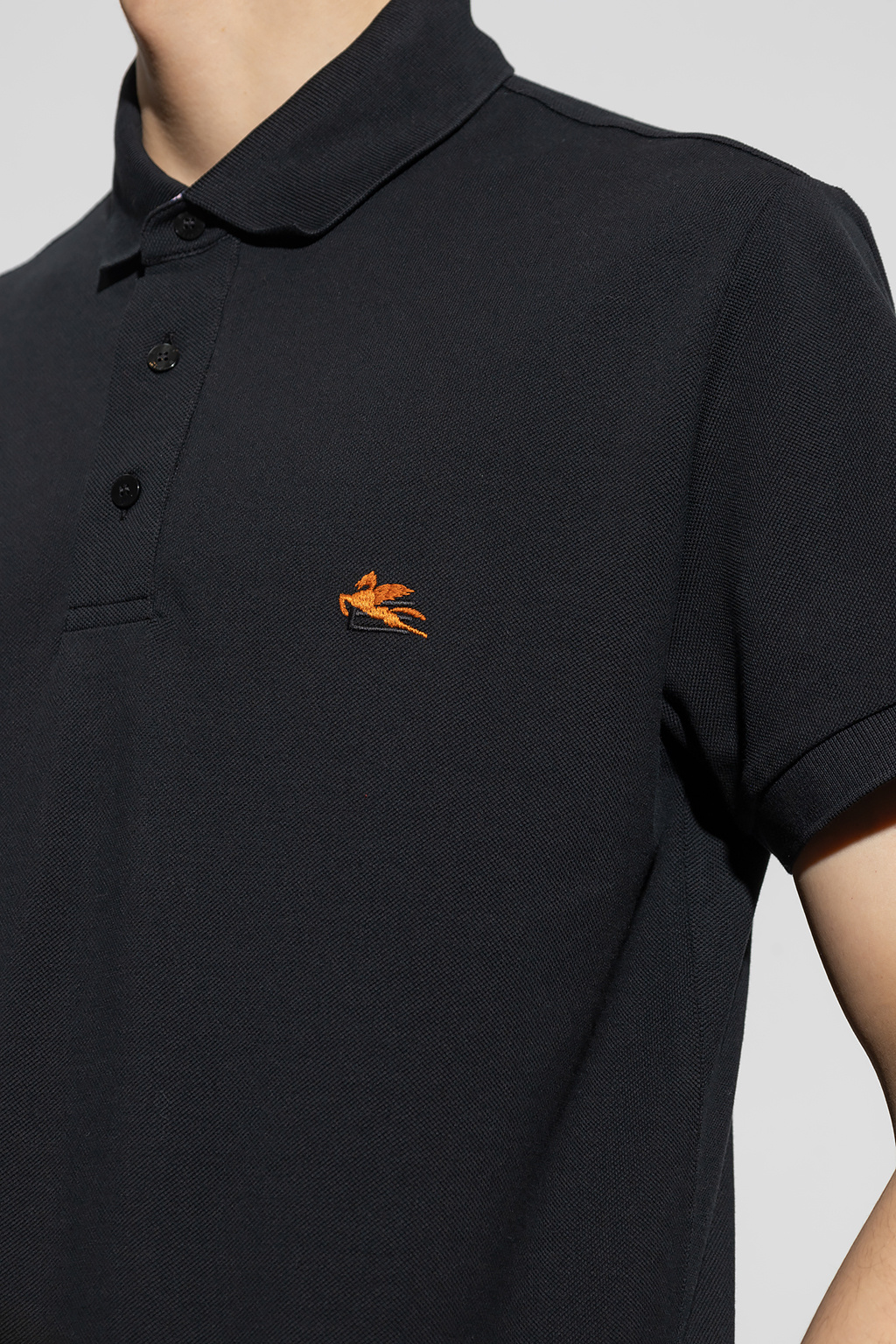 【関税&送料込】Etro T-shirts and Polos ETRO paisley-print Cotton Polo Shirt | White | FARFETCH